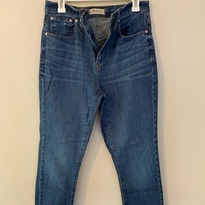 Madewell High Rise Slim Boyjean